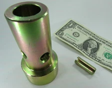 New Tractor Cat 1 Quick Hitch Adapter Bushing w/Roll Pin Fits Category 1 3-Point