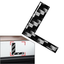 Window Door Wall Car Badge Emblem Alphabet Letter Decals Stickers L