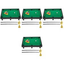  4 Sätze Miniatur-Billardtisch-Set, Mini-Billard-Tisch, Spielzeug, Tisch-Billard