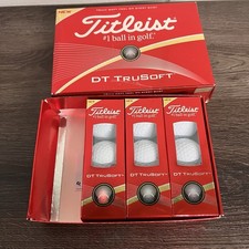 Titleist DT White Golf Balls - 3 PACK OF 3 - 9 BALLS