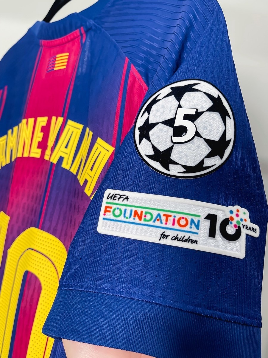 Full Barcelona 2025-2026 Home Player UCL Version BNWT Authentic