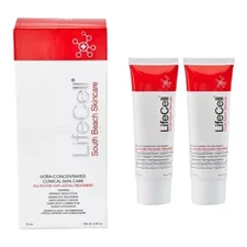 2-Pack South Beach Skincare Anti-Aging Treatment 2.54oz – Face & Lip Cream