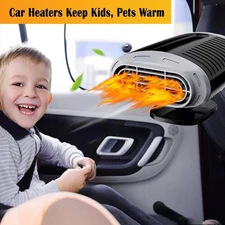 Portable Electric Car Heater 12V 500W Heating Fan Defogger Defroster Demister A+
