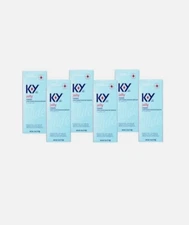 KY Jelly Classic Glide Water based personal Lubricant 4OZ (Pack of 6)
