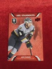 JACK DUGAN 2020-21 UPPER DECK AHL HOCKEY AHL STANDOUTS RED PARALLEL - SP