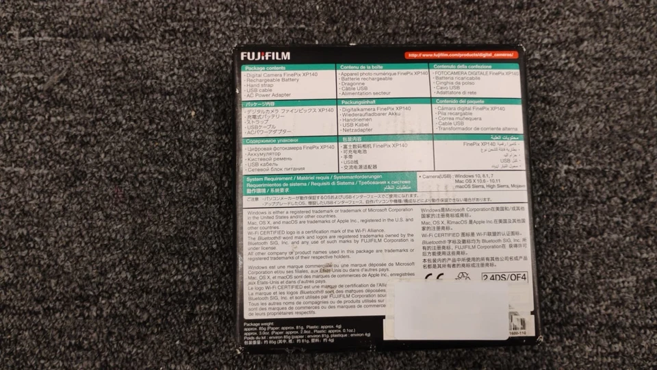 FUJIFILM Finepix XP140 Waterproof Digital Camera SkyBlue 4K w/16GB sd card - N3 - Image 2 of 3