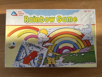 Frühförderzentrum REGENBOGENSPIEL Vintage Brettspiel VOLLSTÄNDIG