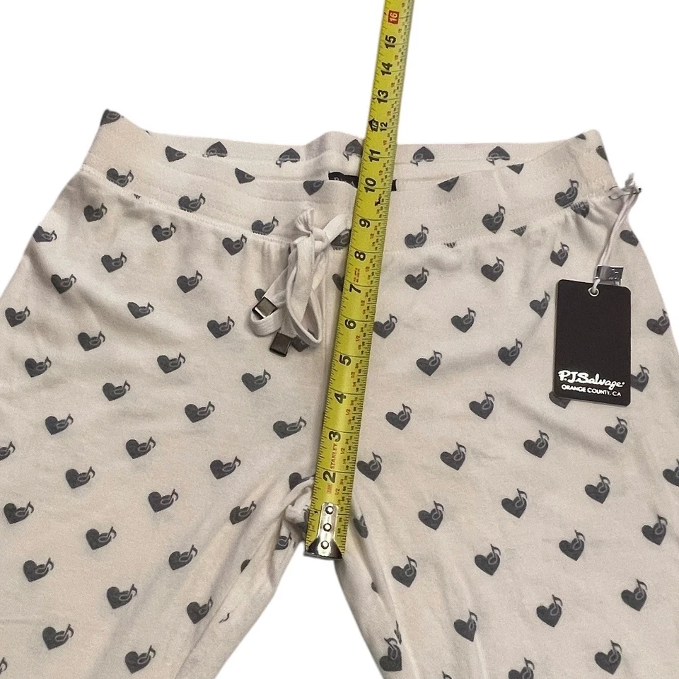 Nuevo PJ Salvage Pijama Jogger Pantalones Música Notas de Amor Corazones Dormir Salón Pequeño Foto 4 de 4