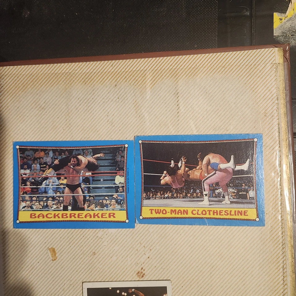 Tarjetas coleccionables 1985 a 1987 WWF. 137 cartas en total de cuando era niño. Bonito Foto 4 de 4