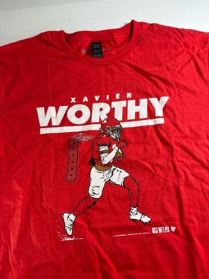 NFL Kansas City Chiefs Xavier Worthy Breaking Tshirt Men's Size Medium NWOT