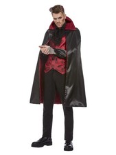 Smiffys Devil Costume, Red Black Size XL