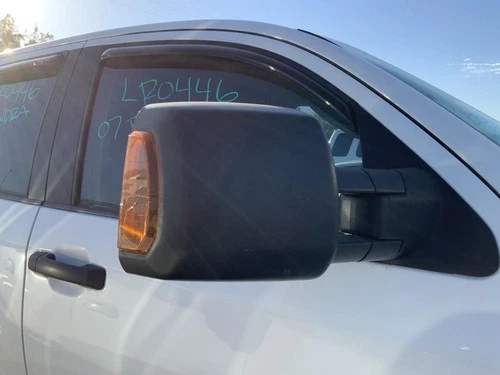 Passenger Side View Mirror Black Textured Tow Package Fits 07-21 TUNDRA 1358899