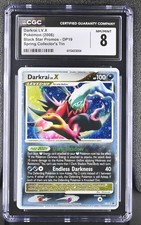 CGC 8 DARKRAI LV .X DP19 BLACK STAR PROMO DIAMOND & PEARL POKEMON NEAR MINT