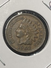 1902 Indian Head Cent - AU  - As Shown! (#0858)