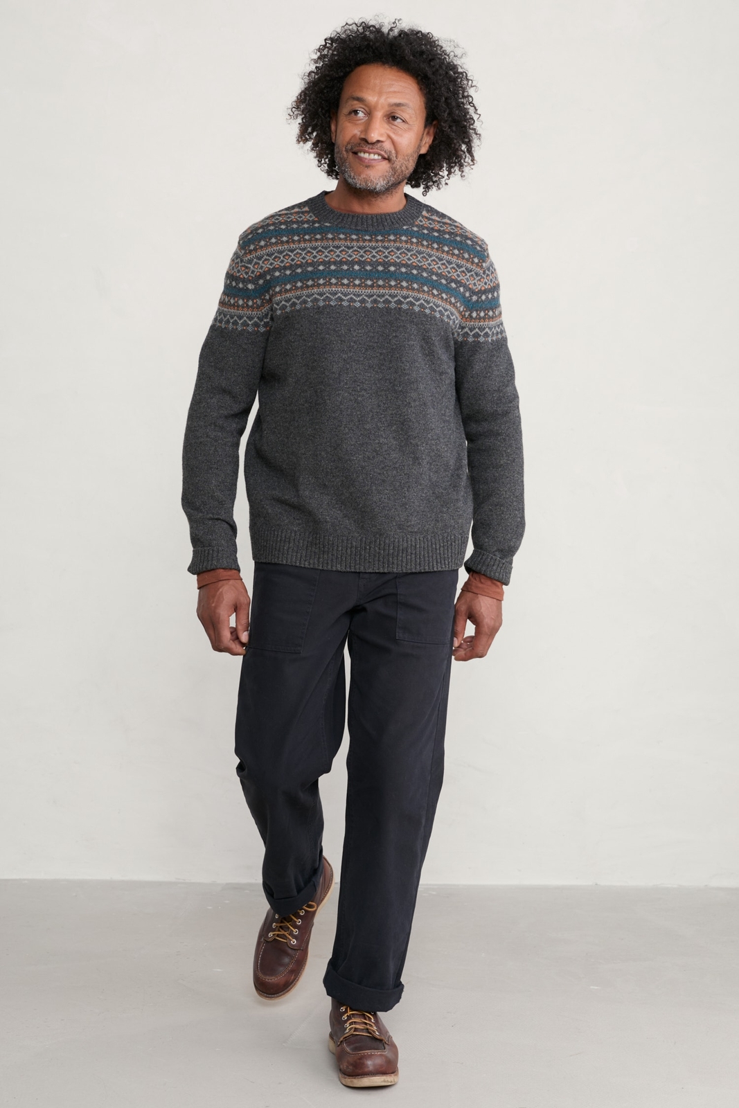 Seasalt Men's Jumper multi Men's Porthkerris Jumper Regular