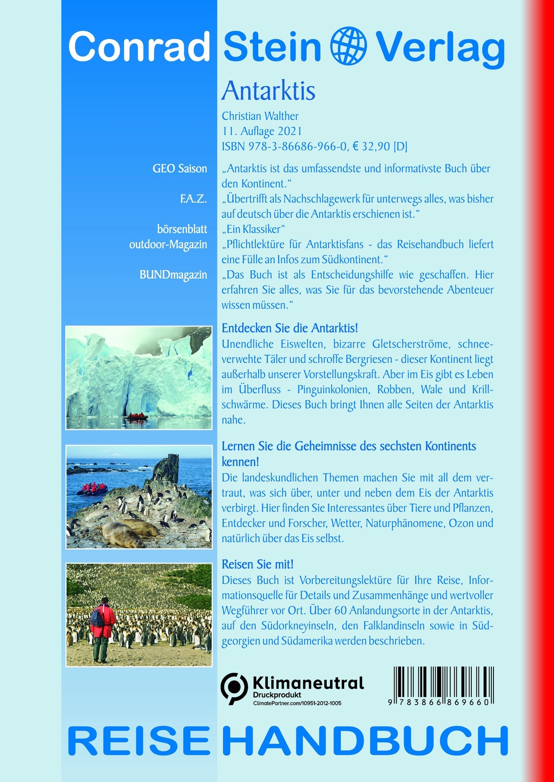 Thumbnail - Antarktis Ein Reise-, Lese- Und Informationsbuch Über Den Kontinent Am