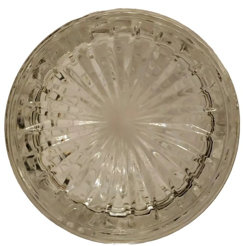 VINTAGE IRISH CRYSTAL WINE CHAMPAGNE Glass Bottle Cooler DIAMOND SCROLL 70s - Picture 11 of 12