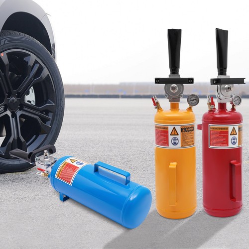 Pneumatici 8L Rosso/Giallo/Blu Riempitore Pneumatici Professionale Booster Riempitore Shock Pneumatici - Foto 20 di 52