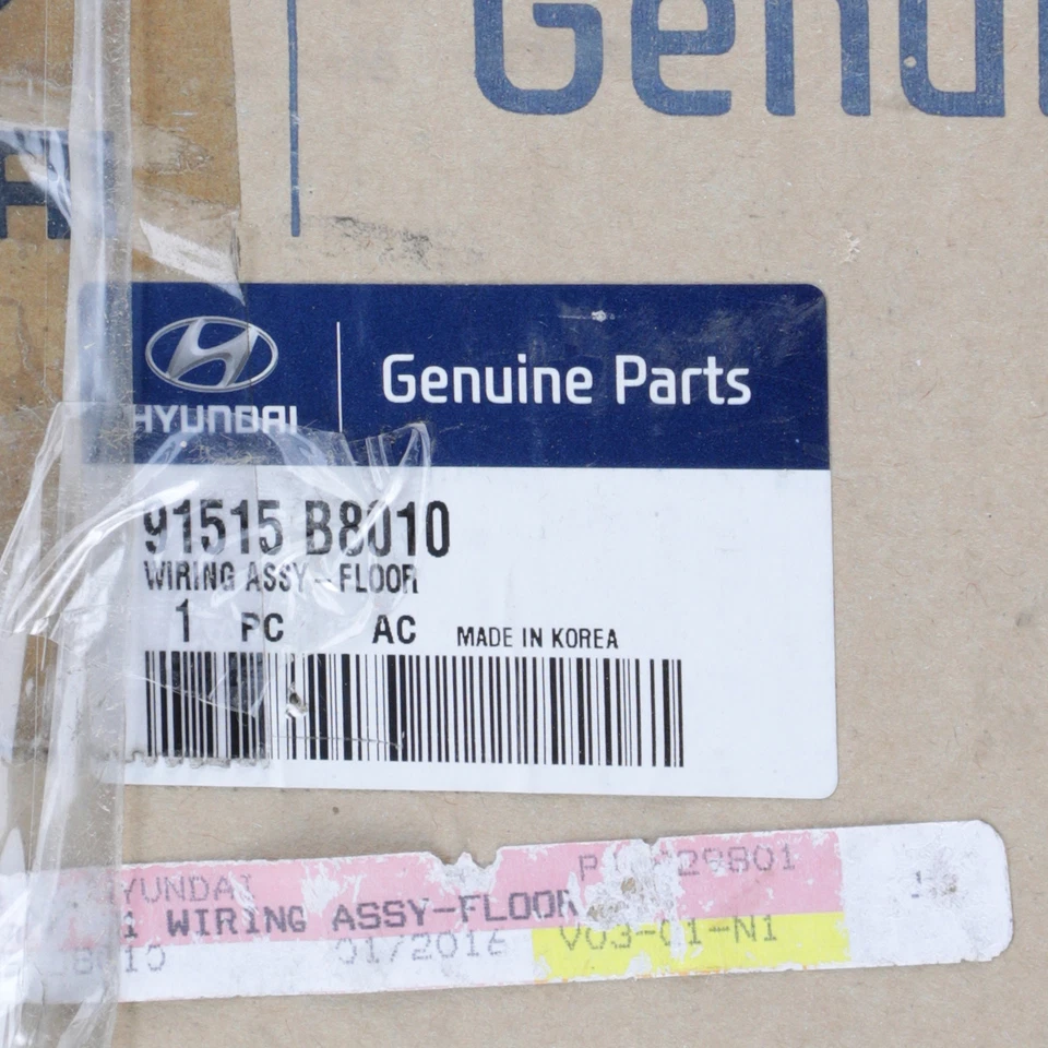 正品 HYUNDAI Santa Fe XL 2013 - 2016 地板线束 原始设备制造商 全新 915-B8010 — 第 3/3 张图片