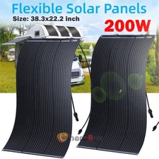 12V 200W Watt Mono Solar Panel Caravan RV Off Gird Battery Charging Power Boat