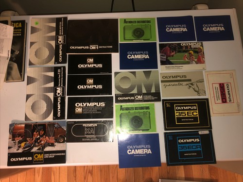 Olympus Om T-20 310 OM1 35ED Manuals Instructions Plus More Great Lot