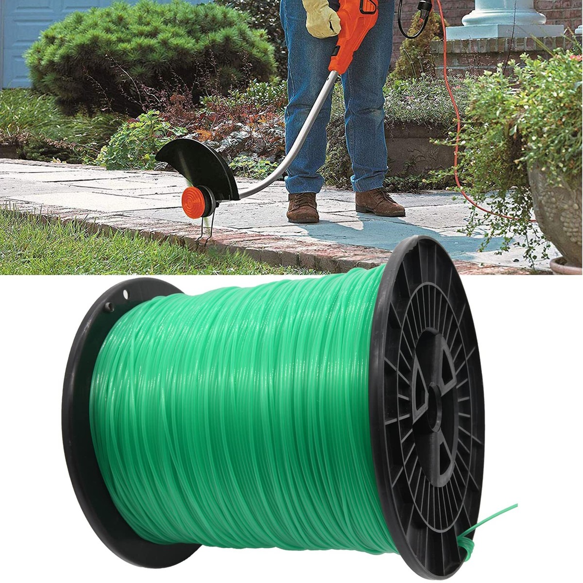 Trimmer Line Rope Grass Trimmer Wire 2.4/3.0mm1LB Brush Cutter Sharp Rope Grass Mower ...