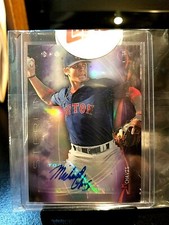 2014 MICHAEL CHAVIS #2/50 BOWMAN STERLING PURPLE REFRACTOR AUTO RC #BSPA-MIC PR
