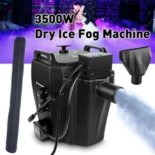 Dry Ice Fog Machine 3500W Low Lying Fog Machine Stage Effect Halloween Event US