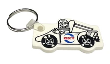 Vintage OXY Petroleum Rubber Keychain Key Ring Citgo