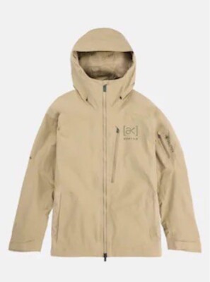NEW! Genuine Burton AK Cyclic GORE-TEX Jacket Size M Beige from