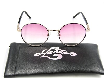 Habibe Success (Serious) Round Sunglasses, Gold / Gradient Pink ($165) #ATL77