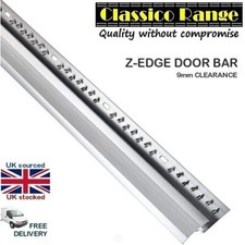Z- EDGE DOOR BAR - Silver 900mm / 3 foot JOIN CARPET TO LAMINATE, WOOD OR TILES