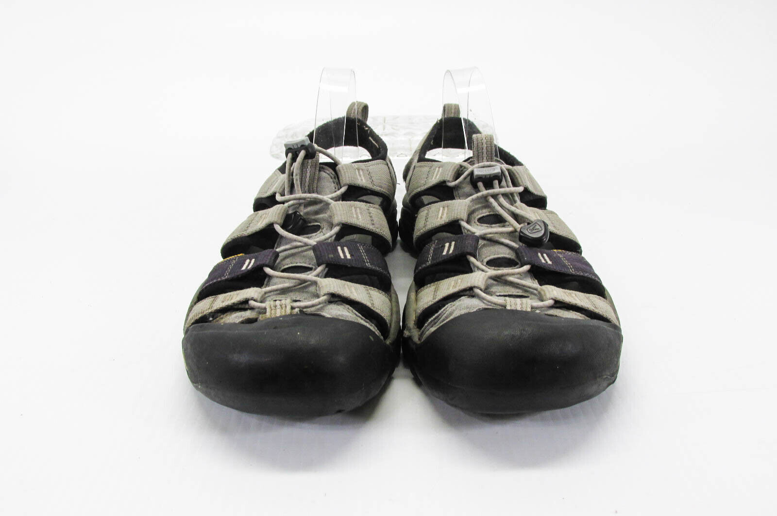 Scarpe sandali uomo Keen Newport H2 taglia 11M grigie sportive sportive usate vq