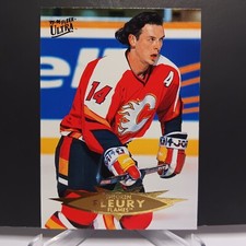 1995-96 Ultra Calgary Flames NHL Hockey Card #24 Theo Fleury