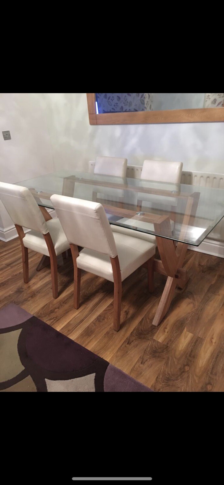 oak furniture land dining table 4 chairs eBay