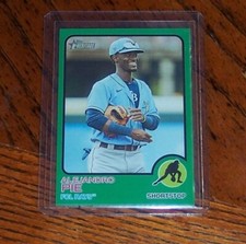 2022 Topps Heritage Minor League Edition Green Border 13/75 Alejandro Pie #164