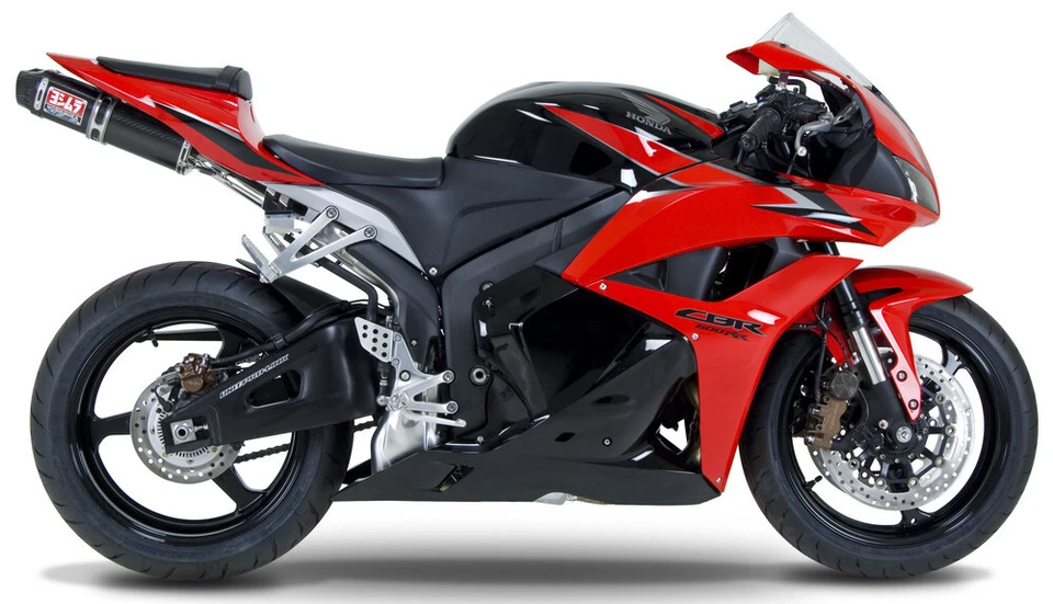 Sistema de escape YOSHIMURA RS-5 Street Slip-On (CF/CF) 2009-2015 Honda CBR600RR Foto 2 de 3