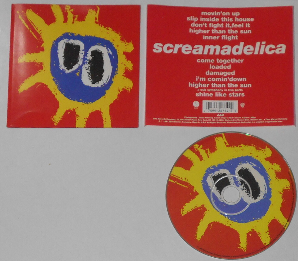 Primal scream - Screamadelica - U.S promo label cd | eBay