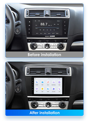For Subaru Legacy Outback 2015-2018 Android 13 QLED Carplay Car GPS ...