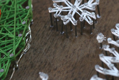 Kit creativo arte stringa fai da te ""Albero di Natale"" 7,5""x11,4"" / 19,0x29,0 cm - Foto 4 di 8