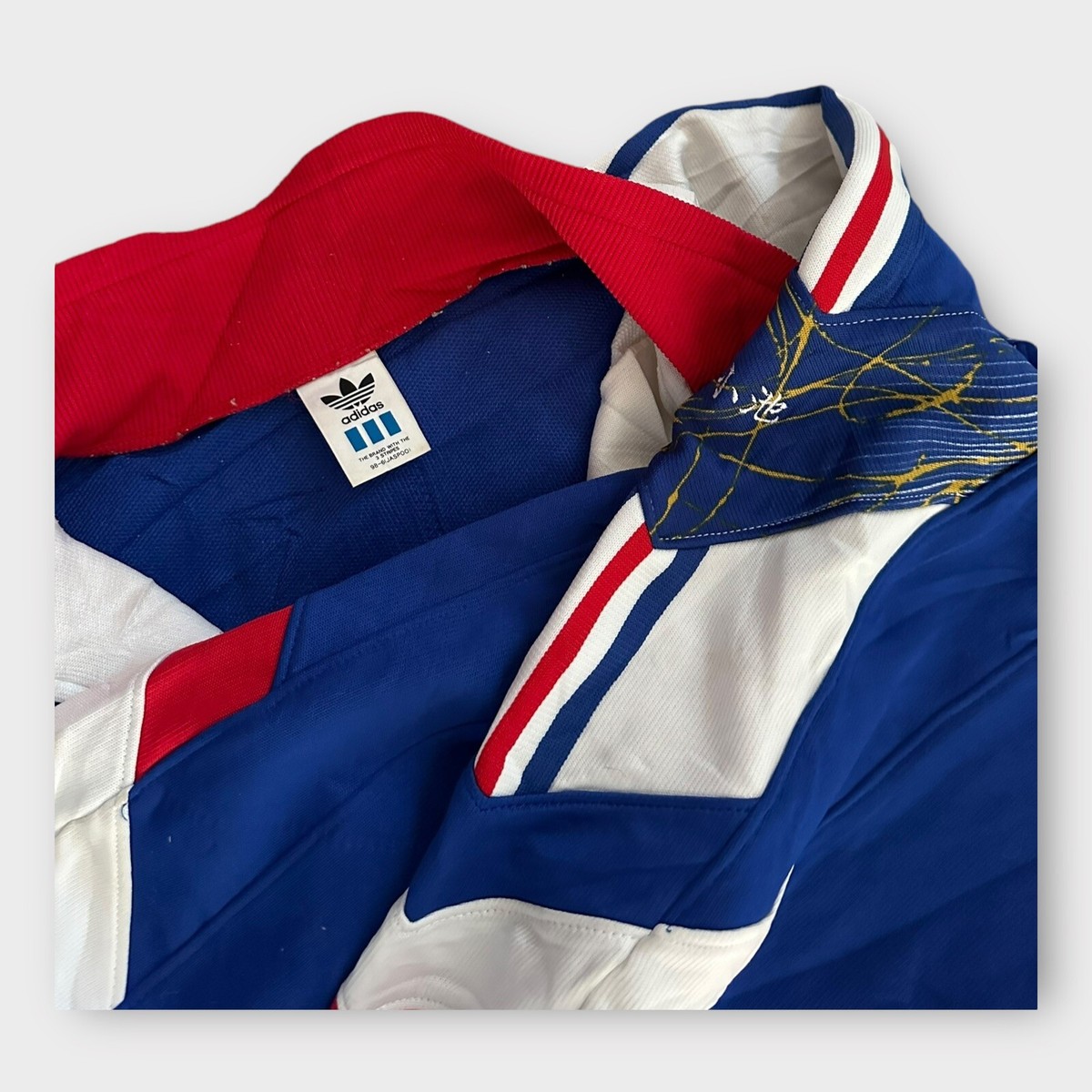 VINTAGE ADIDAS YOKOHAMA MARINOS FC JACKET SIZE JASPOO 98-6