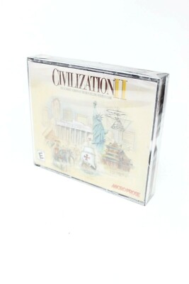 Sid Meiers Civilization II - PC Microprose Strategy Game - Rare New Sealed