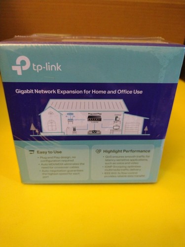 TP-Link TL-SG705, 5 Port Gigabit Unmanaged Ethernet Switch, Network Hub Ethernet - Picture 4 of 5