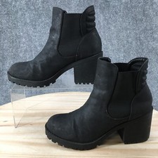 Dirty Laundry Women's Next Up Mid-Calf Combat Boot In Black Suede, Size 7.5 3 thumbnail image