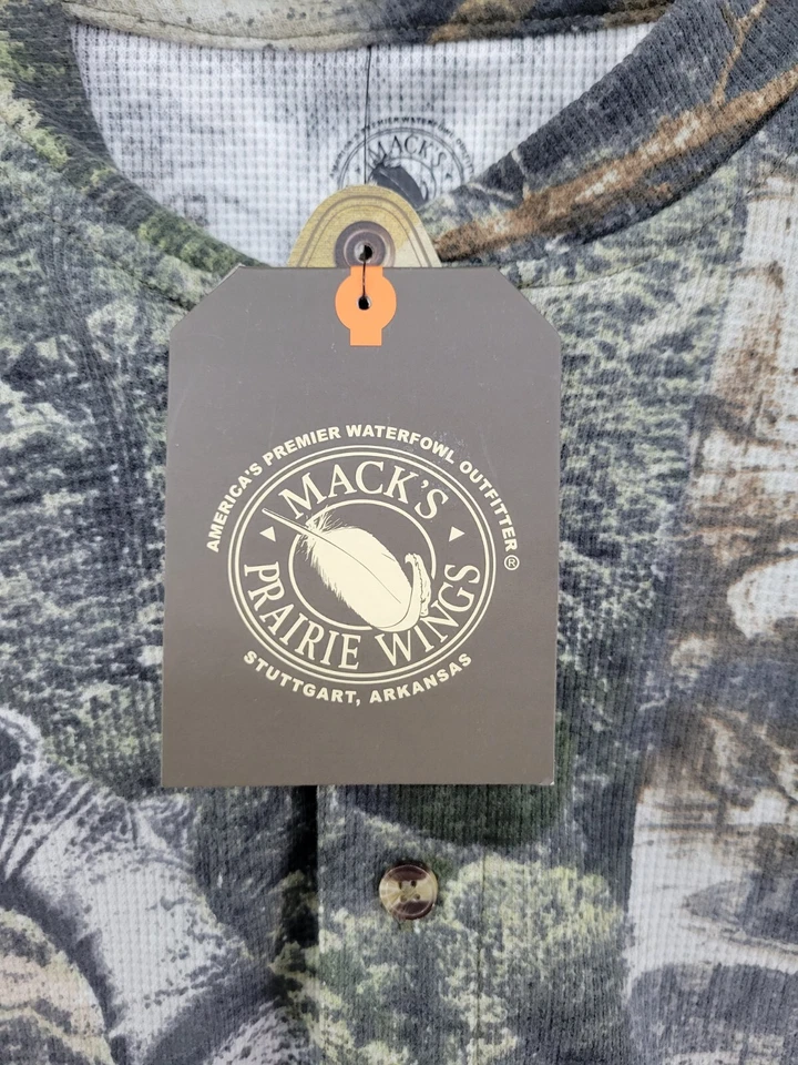 Mens macks prairie wings xl Camo Hensley Mossy Oak Camo Duck Hunting New - Image 2 of 4