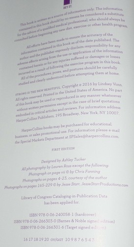 LINDSEY VONN Signed Autographed 'Strong is the New Beautiful' Hardcover Book 1st - Picture 4 of 4
