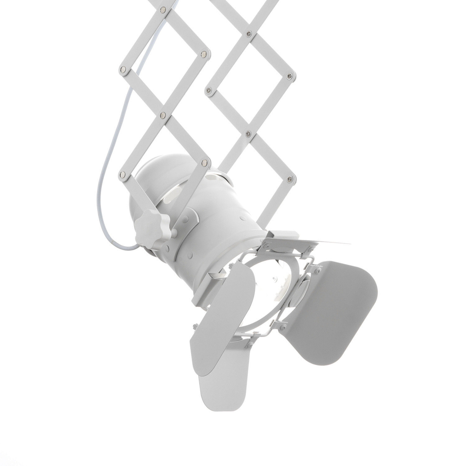 Tomasucci lampadario a pantografo extension white