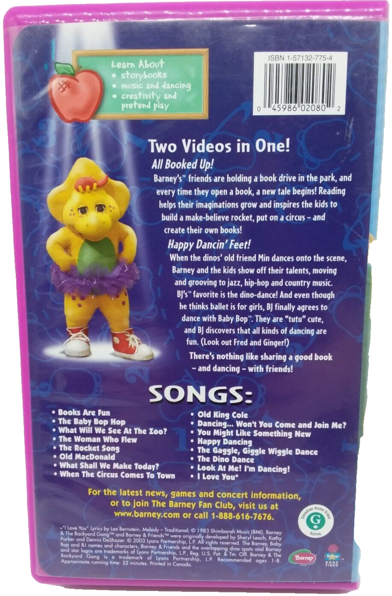 10 Barney VHS Fun & Games Christmas Birthday Musical