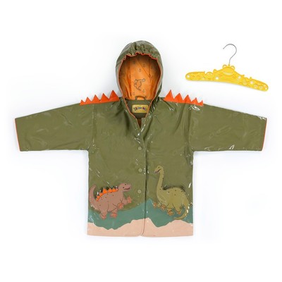 boys dinosaur rain coat
