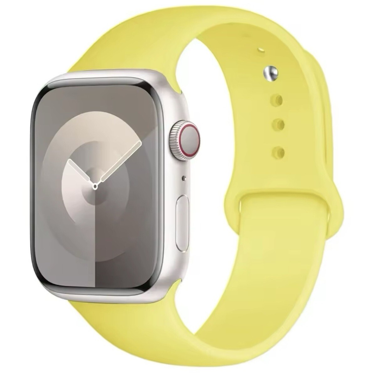 Lemon Yellow Apple Watch Silicone iWatch Strap Band Series 10